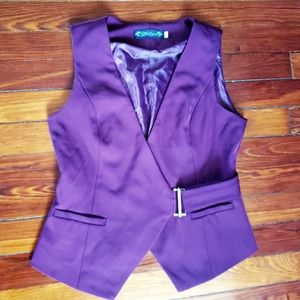 Purple Dress Vest